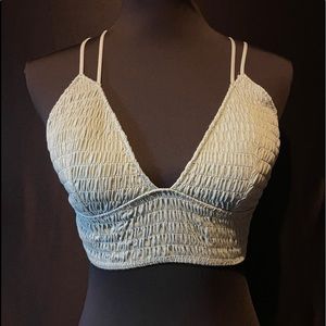 Soft green bralette by pink